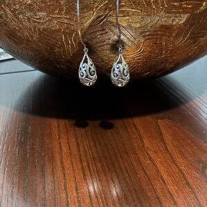 Elegant Sterling Silver Teardrop Earrings